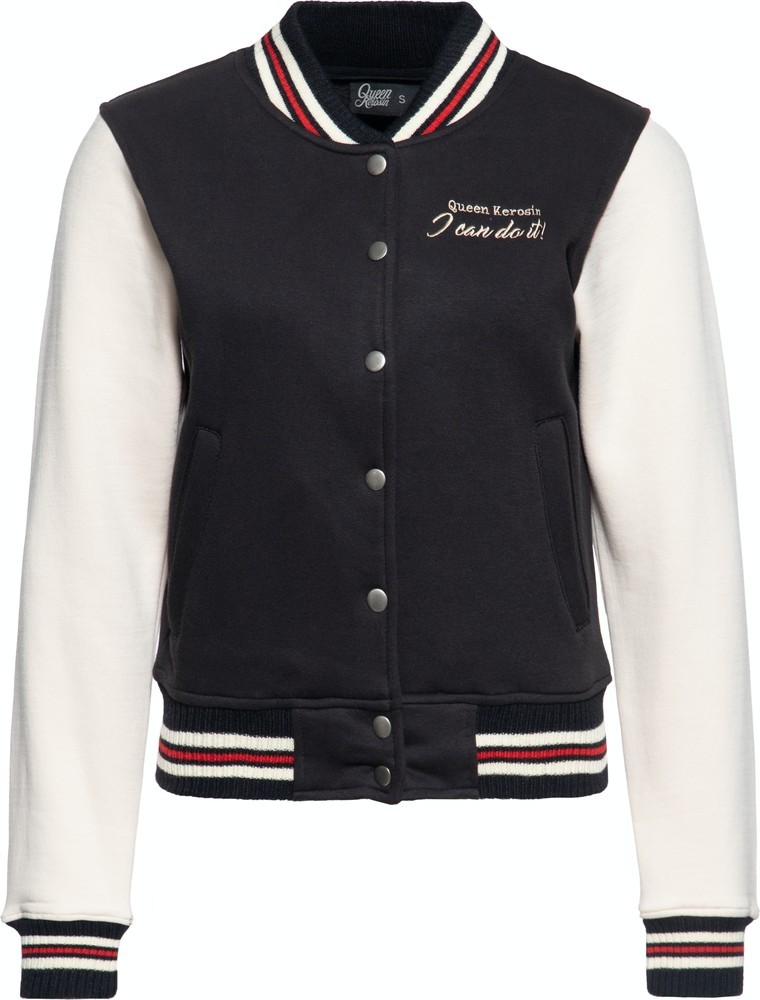QueenKerosinDamenICanDoItCollegeSweatjackeSchwarz