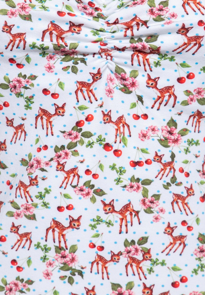 QueenKerosinDamenDeerTopOffwhite