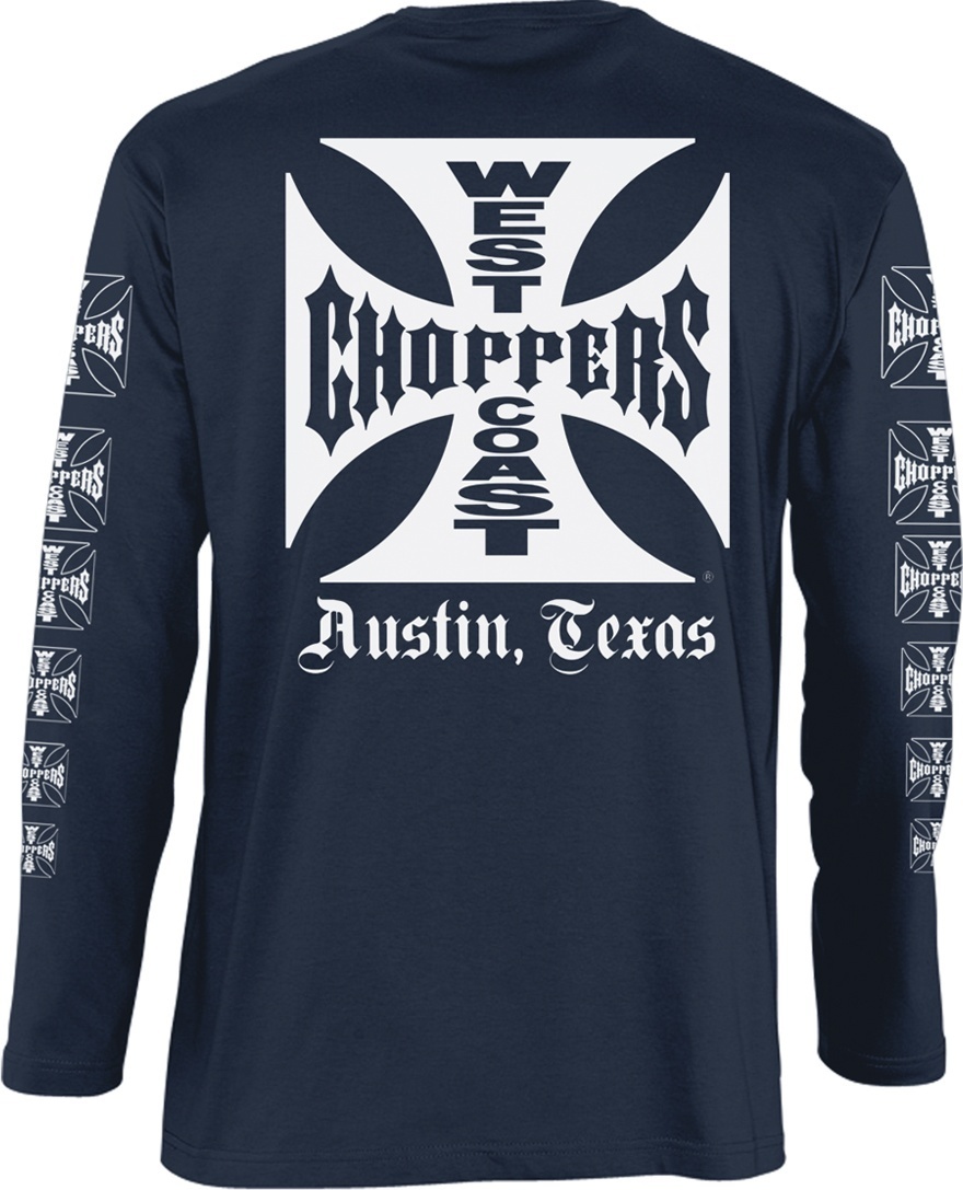 WCCWestCoastChoppersLongsleeveOGLogoATXNavy-S