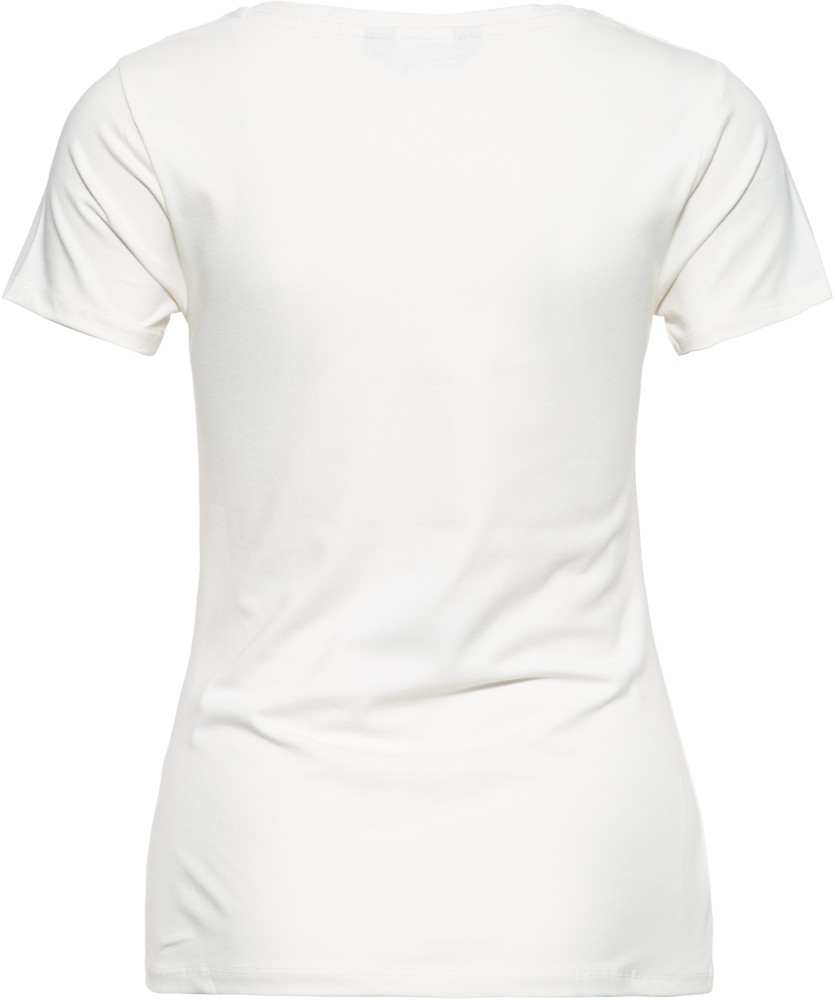 QueenKerosinKurzarmShirtmittrendigemV-AusschnittQK4195358075Offwhite