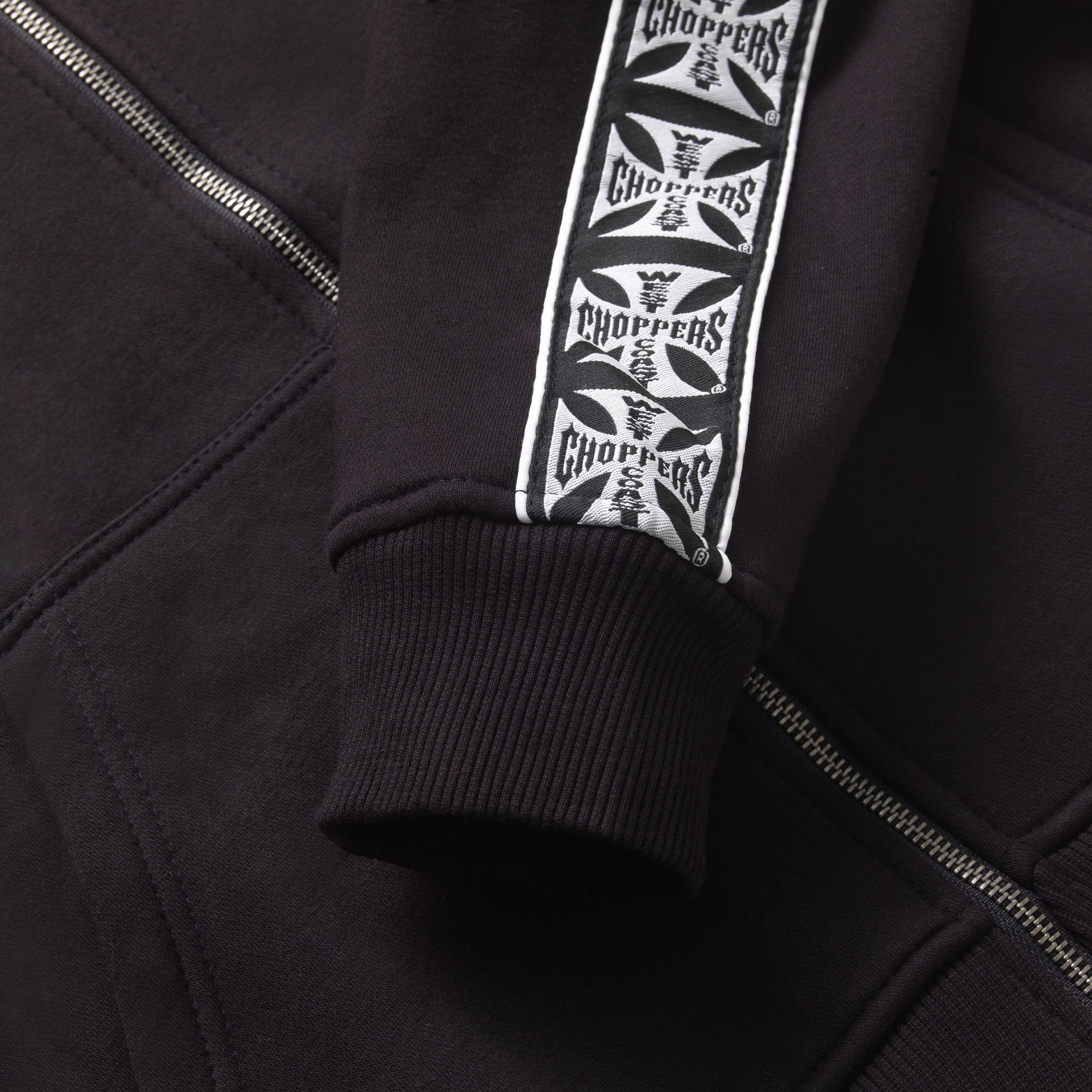 WCCWestCoastChoppersHoodiesTapedZipHood