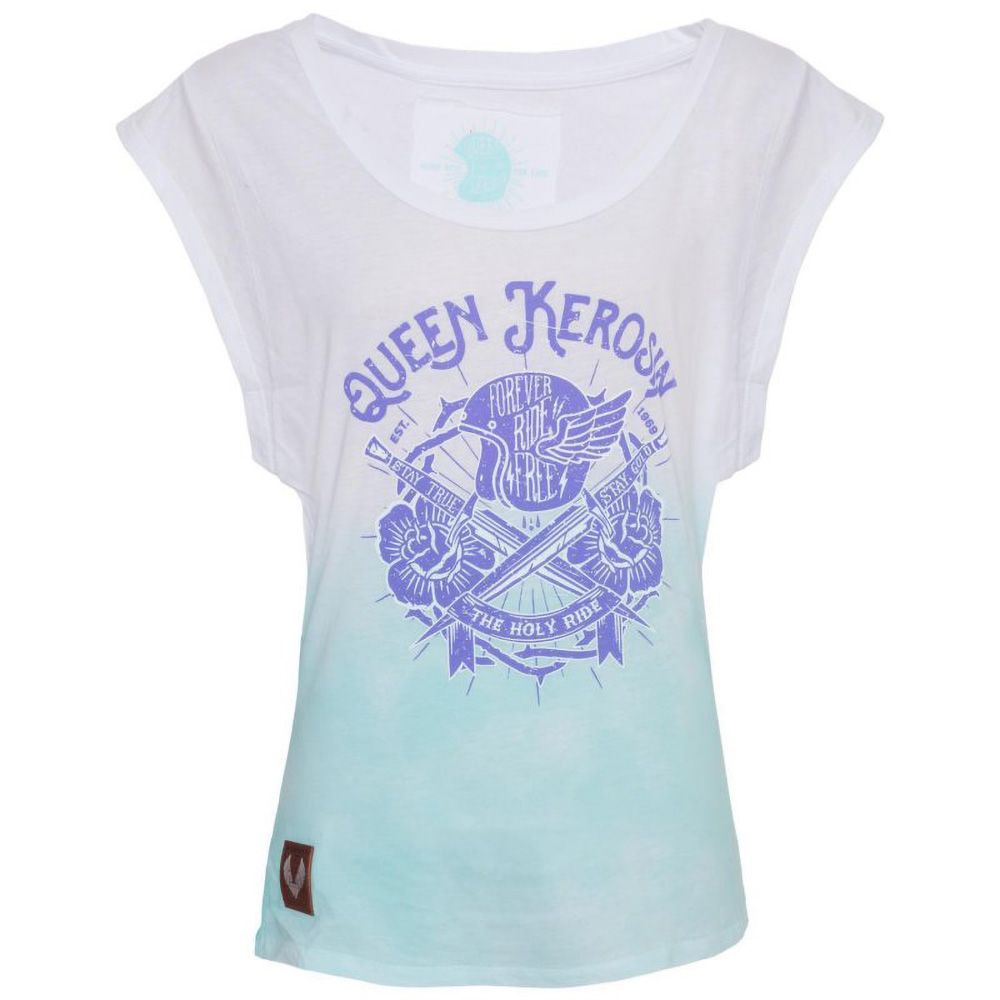 KingKerosinFemaleShirtDipDyeShirtTheHolyRideWhite