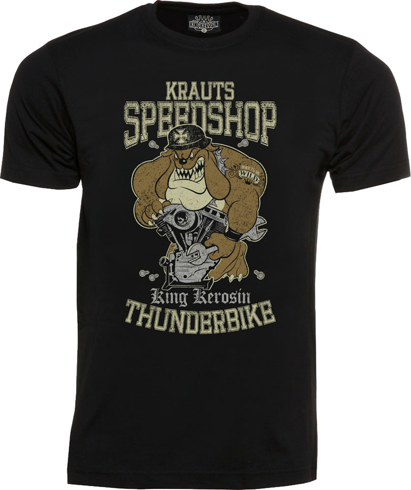 KingKerosinT-ShirtKrautsSpeedshopBlack