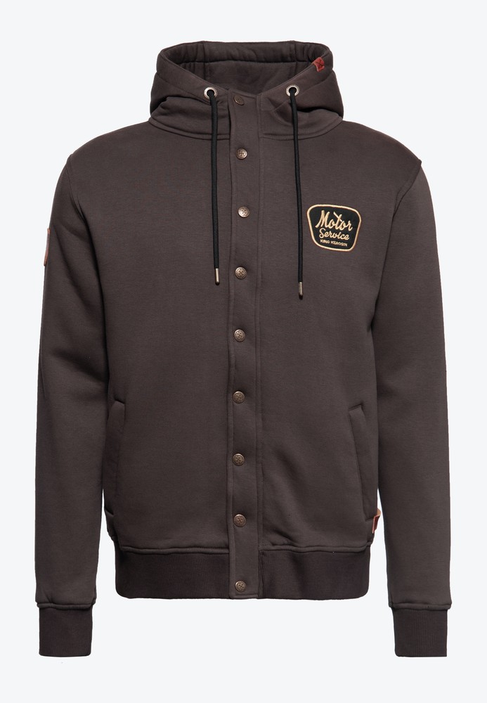 KingKerosinOutdoorSweatjackeKKI110011Braun