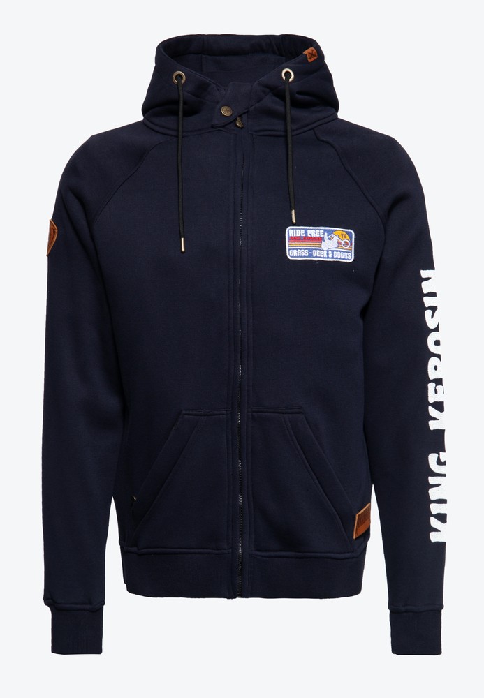 KingKerosinOutdoorSweatjackeKKI110010Navy
