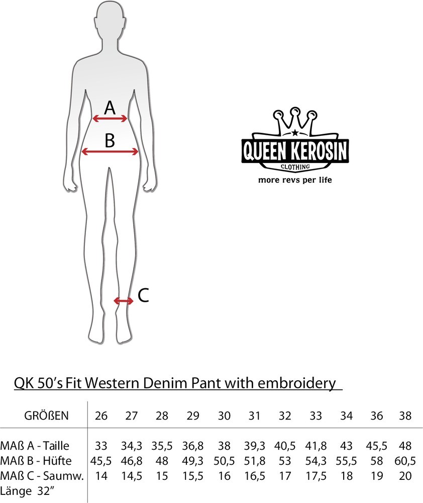 QueenKerosinDamenHighWaistJeanshose