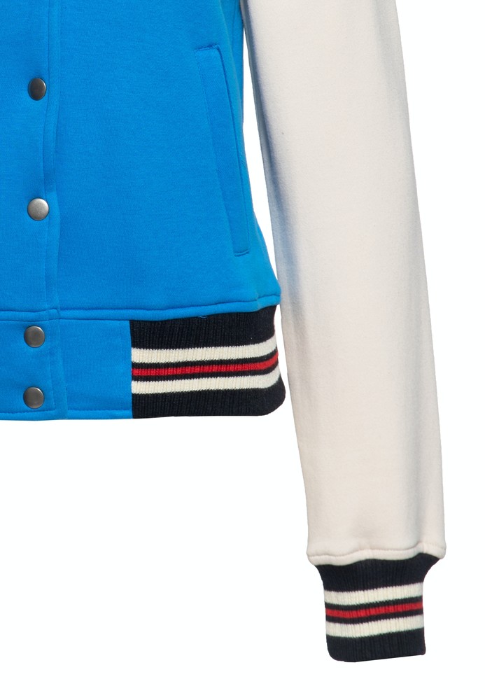 QueenKerosinDamenWonderWomanCollegeSweatjackeOffwhite-3XL