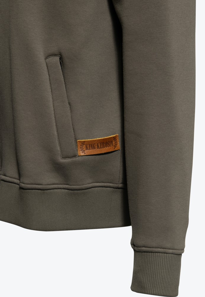 KingKerosinOutdoorSweatjackeKKI110009Braun