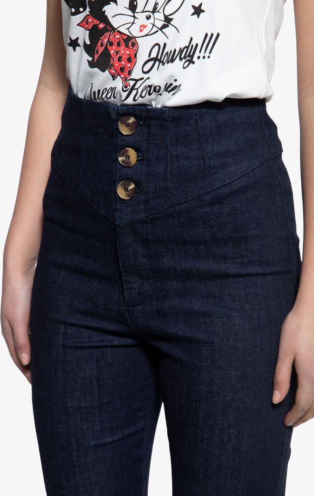 QueenKerosinDamenHighWaistJeanshose