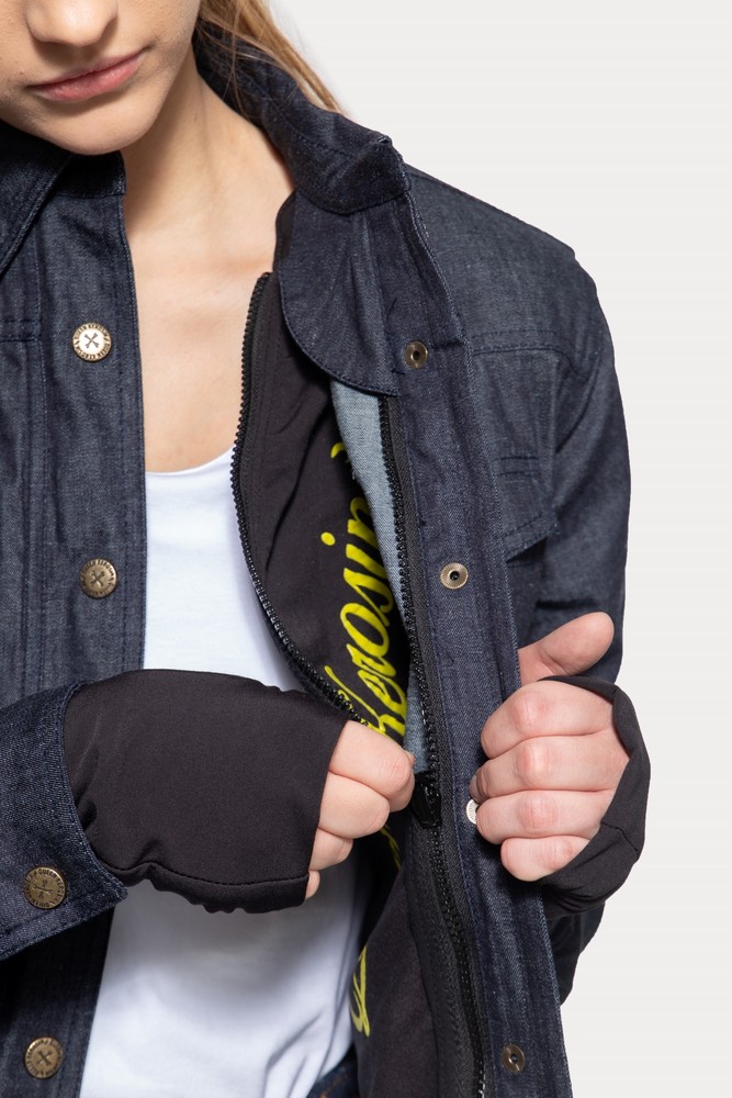 QueenKerosinMotorradinnenjackeQK3202352480Grau