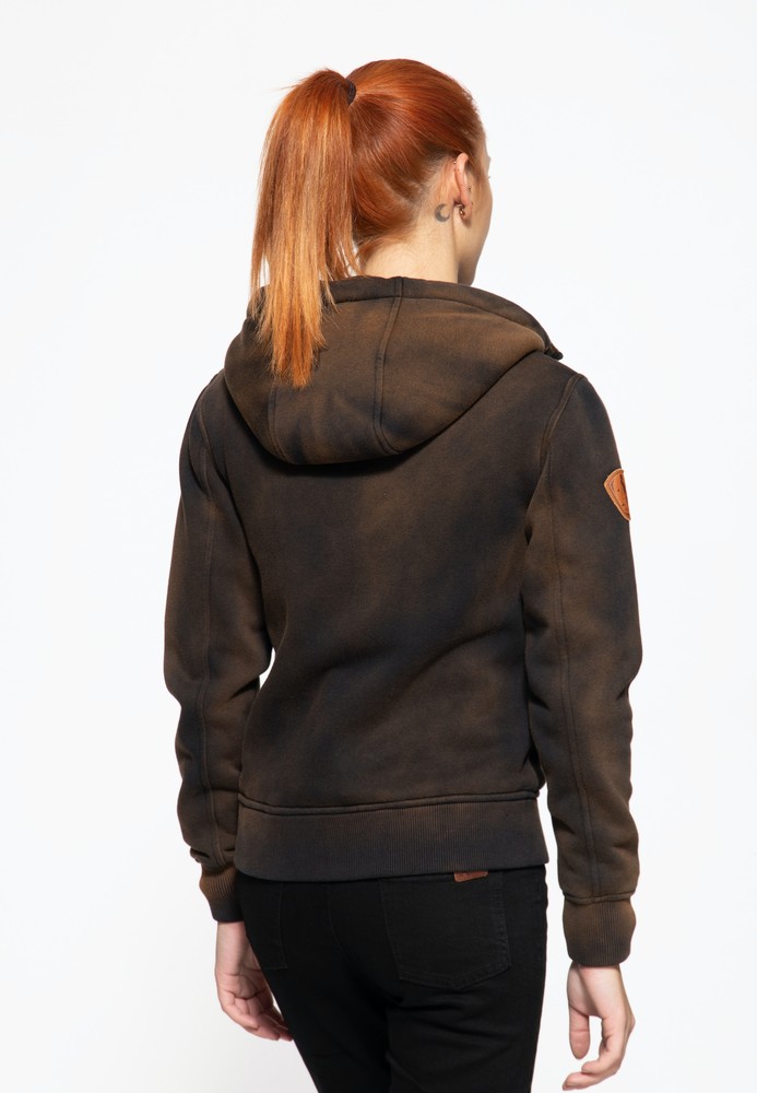 QueenKerosinOutdoorSweatjackeQKI110017Braun