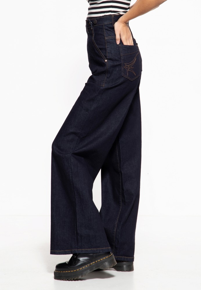 QueenKerosinDamenFlaredJeans