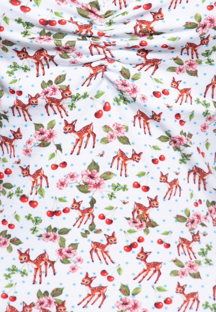 QueenKerosinDamenDeerT-ShirtOffwhite