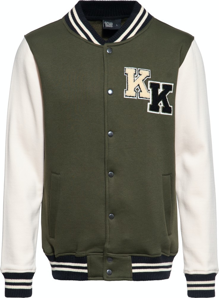 KingKerosinKKCollegeSweatjackeOlivgrn-3XL