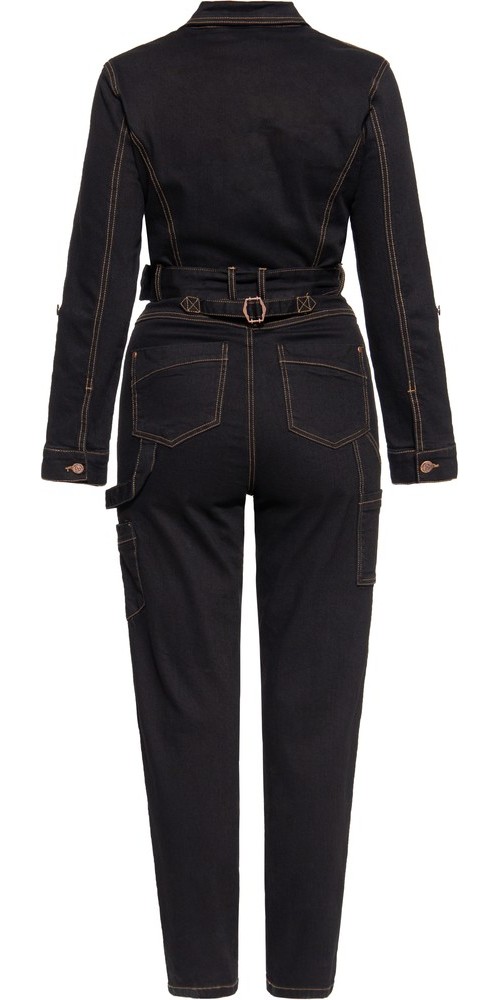 QueenKerosinDamenWorkwearOverallSchwarz