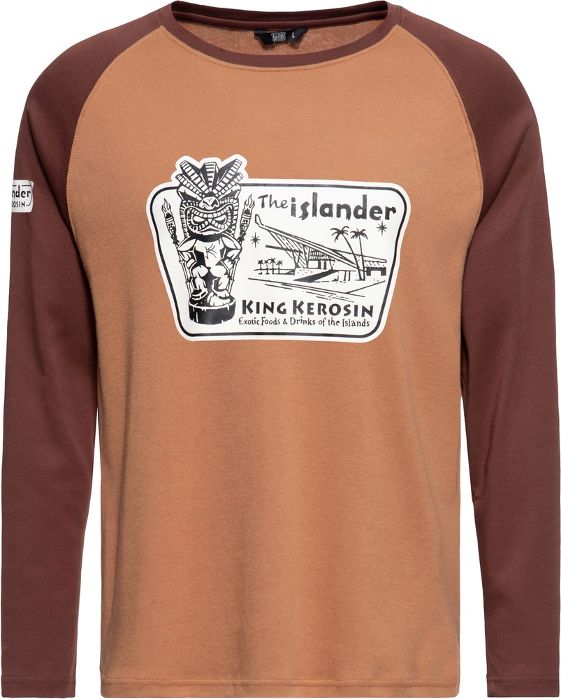 KingKerosinRaglanLongsleeveWithPrintTheIslanderKKI32005