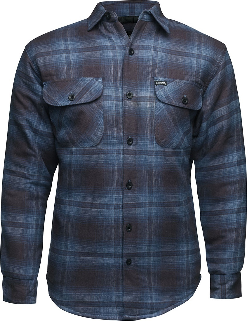 Lucky13HemdShockerLinedFlannelBlueBlack