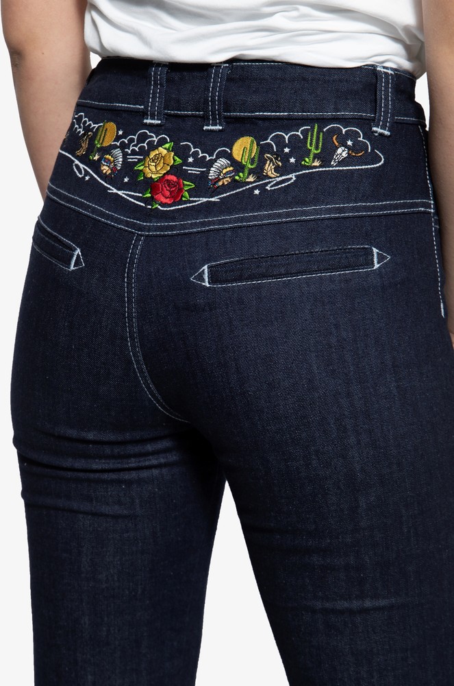 QueenKerosinDamenHighWaistJeanshose