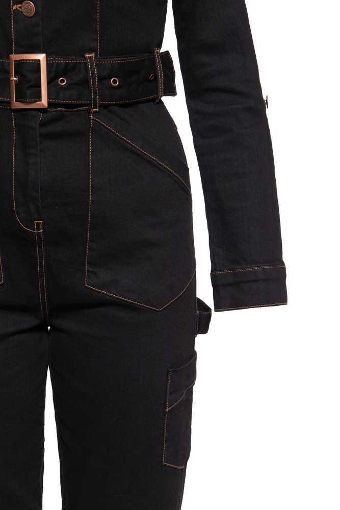 QueenKerosinDamenWorkwearOverallSchwarz