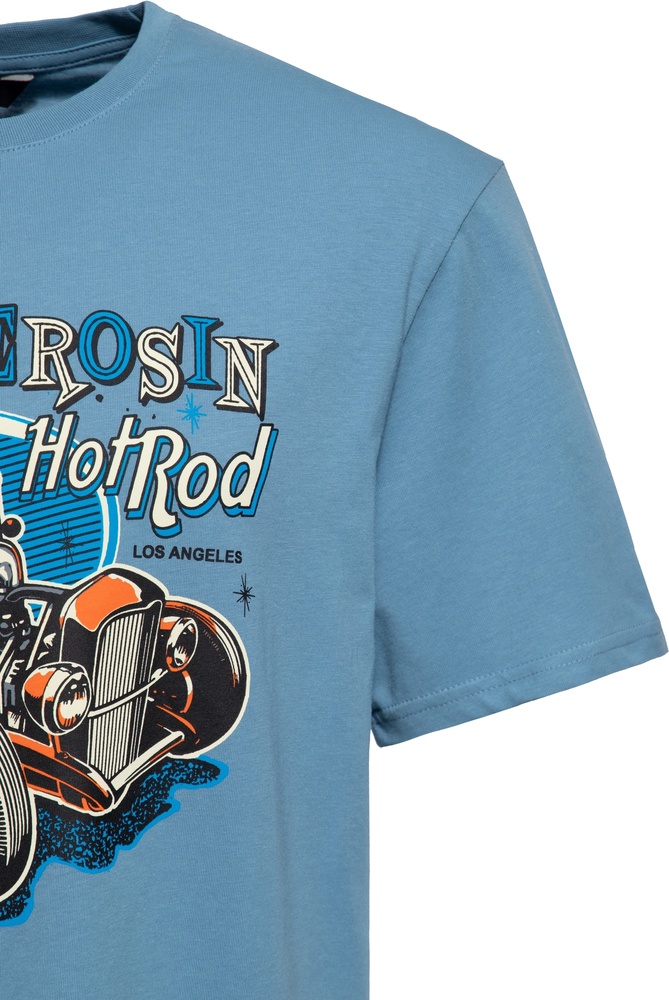 KingKerosinT-ShirtClassicHotRodKKU41067SkyBlue-S