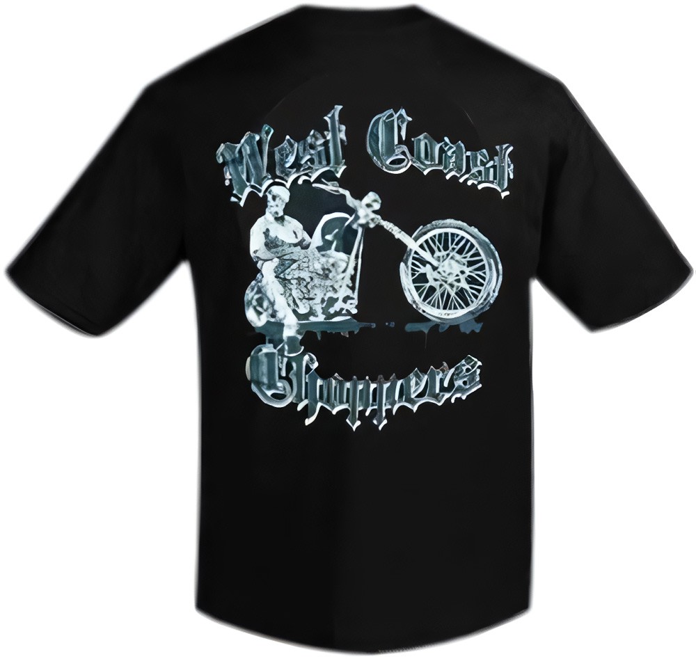WCCWestCoastChoppersT-ShirtChopperDawgIIBlack