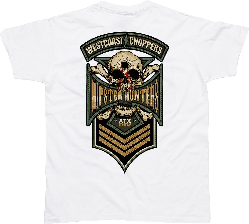 WestCoastChoppersHerrenT-ShirtHipsterHuntersT-ShirtWhite