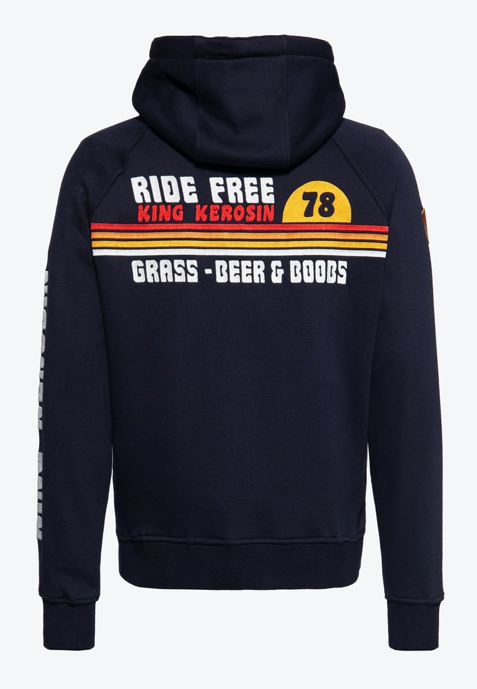 KingKerosinOutdoorSweatjackeKKI110010Navy