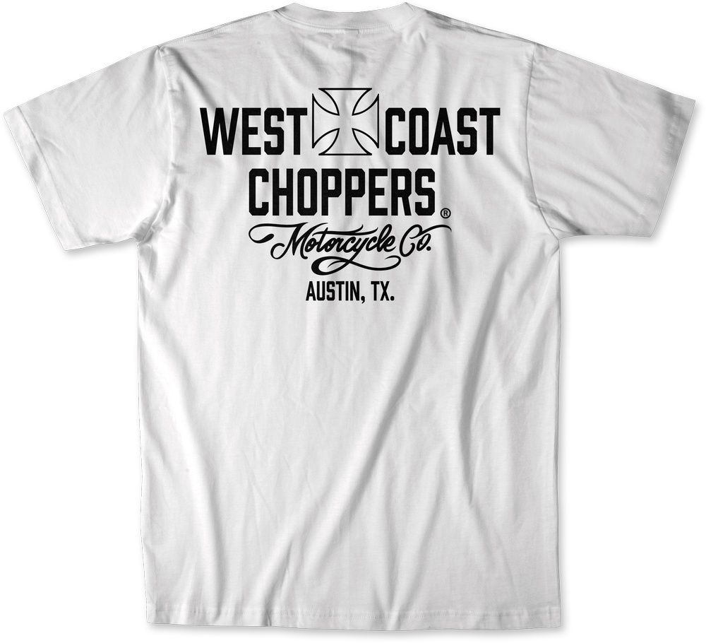WCCWestCoastChoppersHerrenT-ShirtMotorcycleTeeWCCTS132782WT