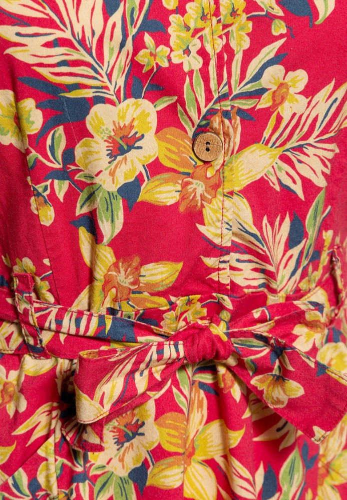 QueenKerosinSwingKleidQKU26003Rot