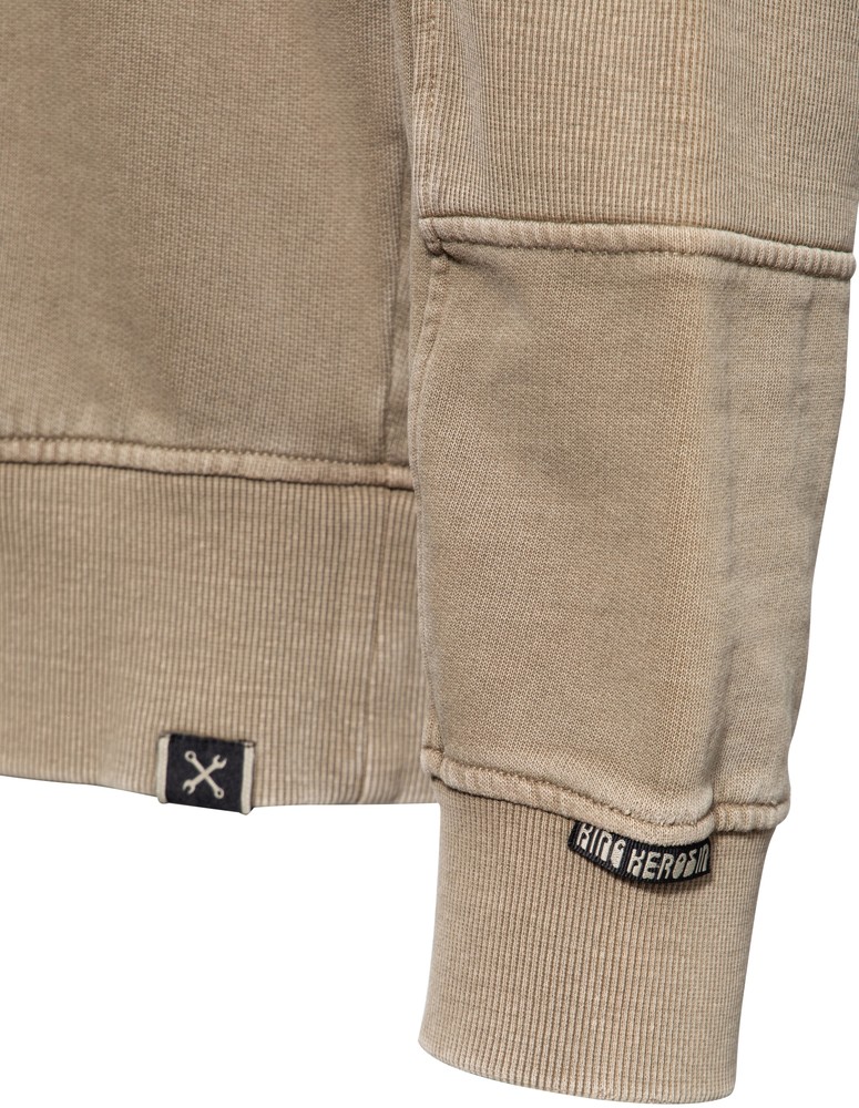 KingKerosinPulloverAcidwashedKKI14005Braun