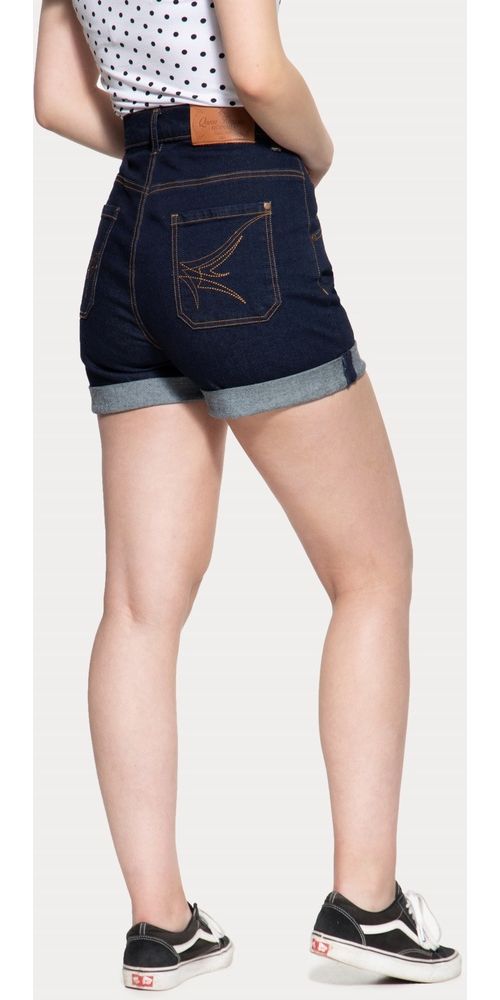 QueenKerosinDamenDenimShortHighWaistQK4210419000