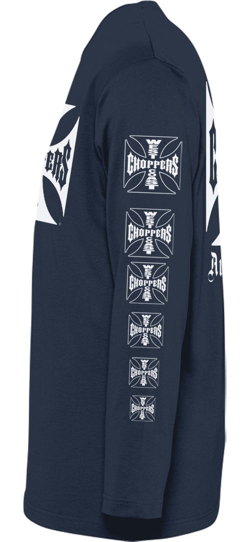 WCCWestCoastChoppersLongsleeveOGLogoATXNavy-S