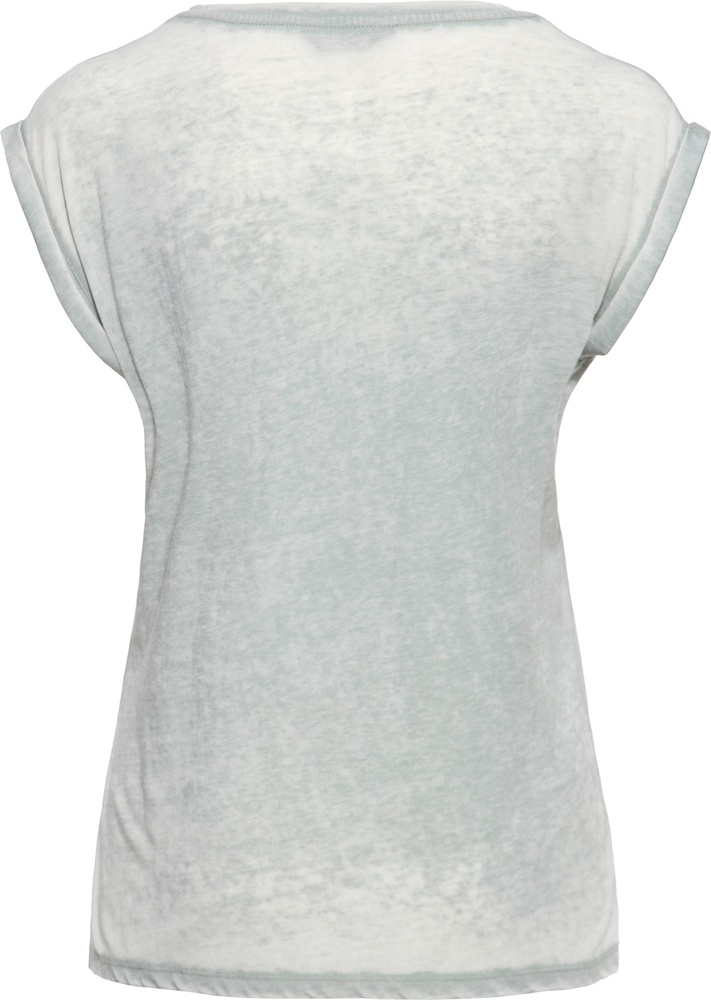 QueenKerosinDamenEnzymwashT-ShirtWildThingQKI41012SmokeGreen-XS