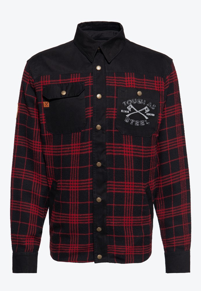 KingKerosinFunktionshemdKKI110006Rot