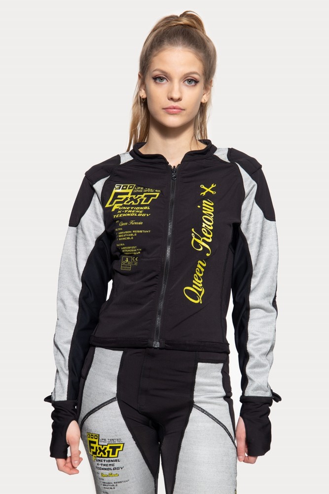 QueenKerosinMotorradinnenjackeQK3202352480Grau