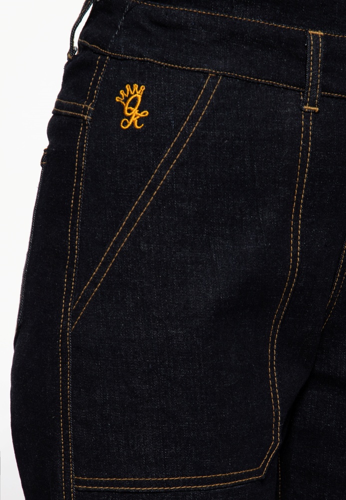 QueenKerosinDamenVintageLatzhoseQKU43009