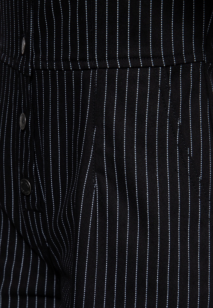 QueenKerosinDamenPinstripeRetroOverallQKU48001