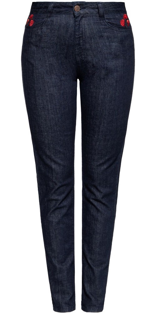 QueenKerosinWesternJeanshoseQKI23001Denim