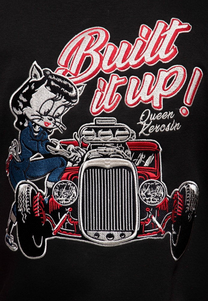 QueenKerosinDamenCollegeSweatJacketBuiltItUpQKI34002