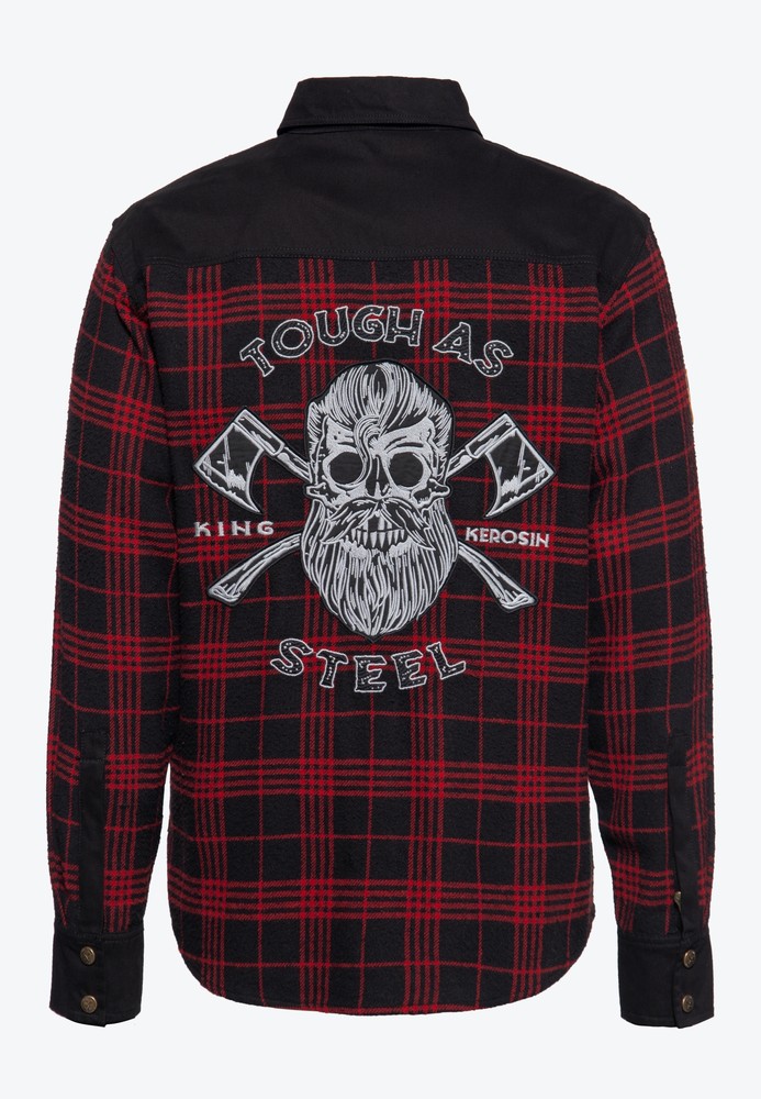 KingKerosinFunktionshemdKKI110006Rot