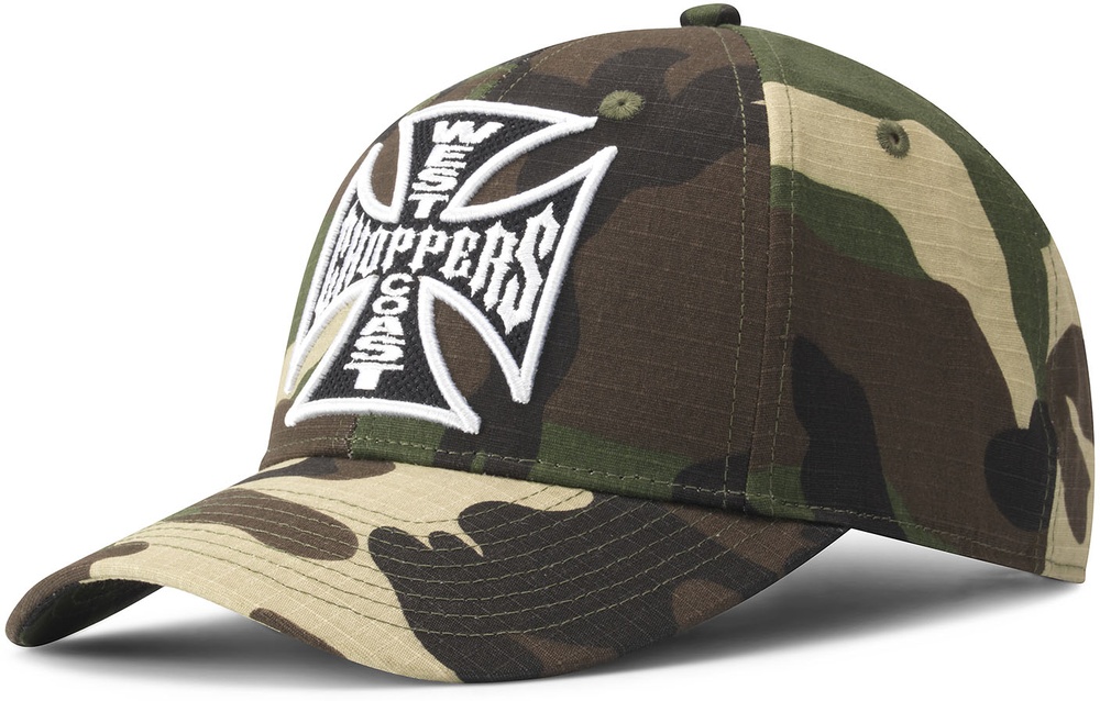 WestCoastChoppersHerrenCapOgCrossRipstopRoundbillHat