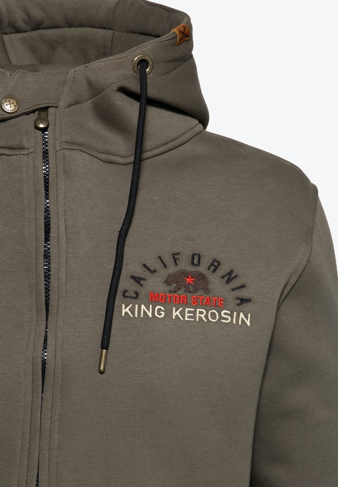 KingKerosinOutdoorSweatjackeKKI110009Braun