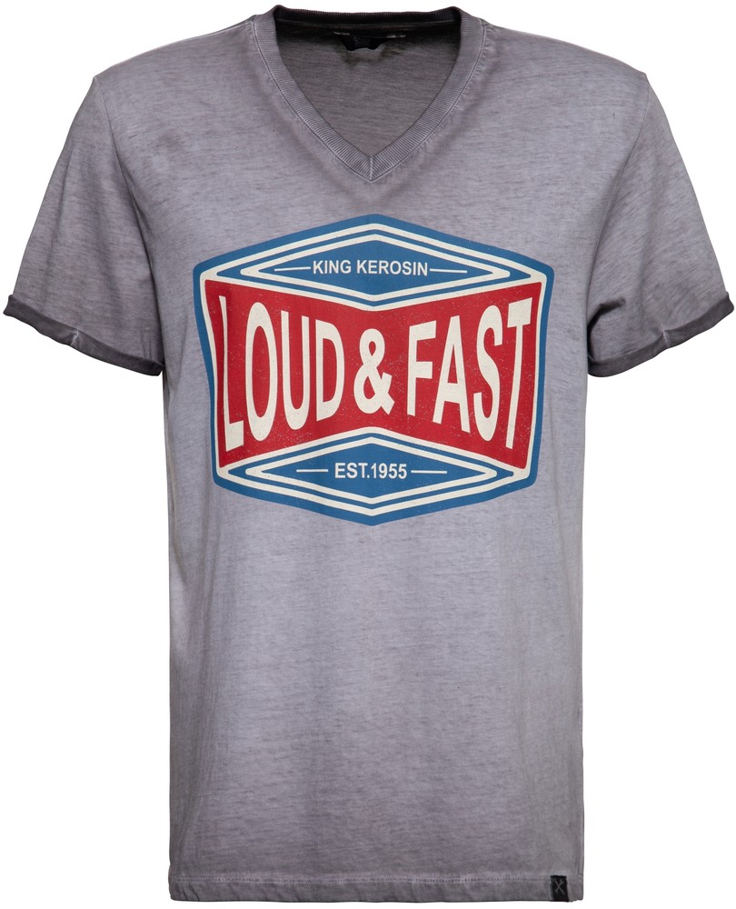 KingKerosinOilwashT-ShirtKKI11016Stahlgrau