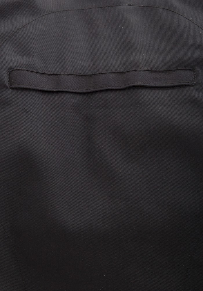 KingKerosinLederjackemitkontrastfarbigenRacer-StreifenKK240025Schwarz