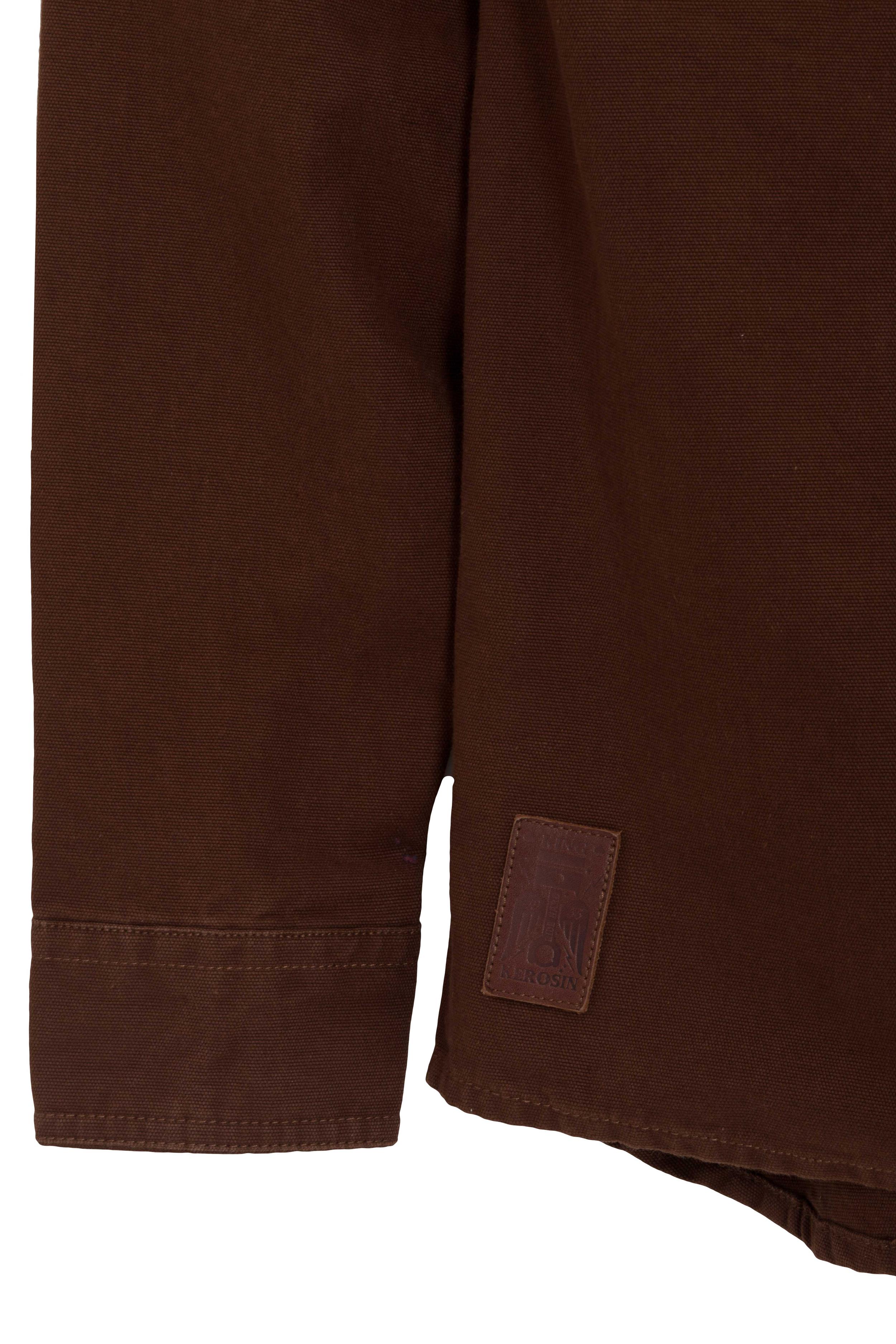 KingKerosinJacketVintageCanvasLumberjackRideForeverBrown