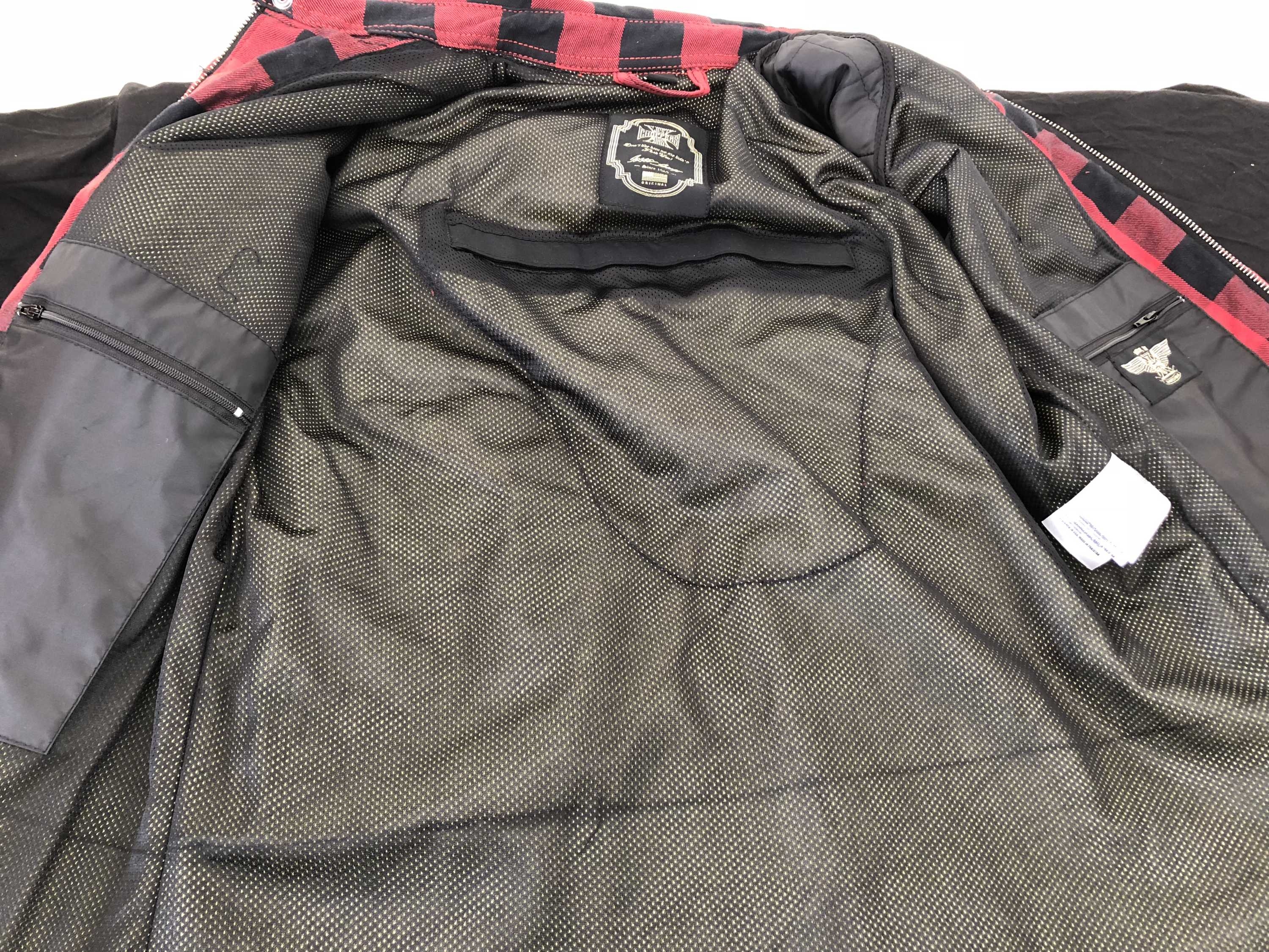 WCCWestCoastChoppersMotorradHemdDominatorLumberjackRed