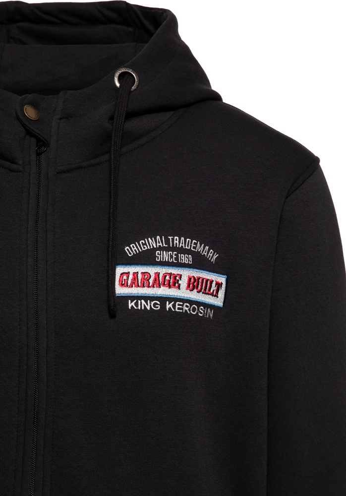 KingKerosinHoodieWithZipGarageBuiltKKI34006