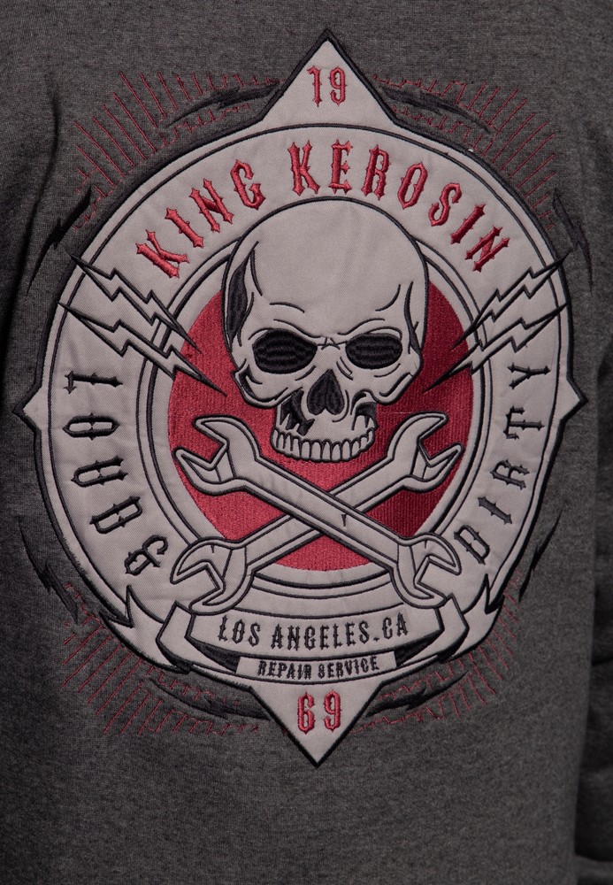 KingKerosinSweatjackemitKapuzeLoundDirty