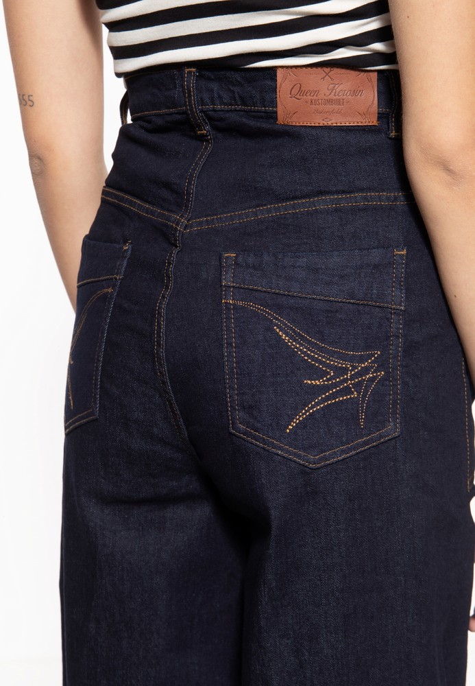 QueenKerosinDamenFlaredJeans