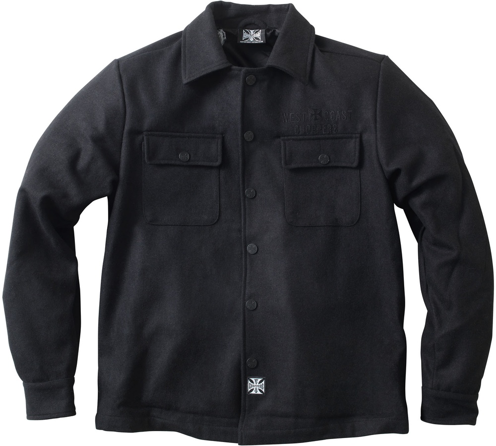 WCCWestCoastChoppersJackeWoolLinedPlaidShirt
